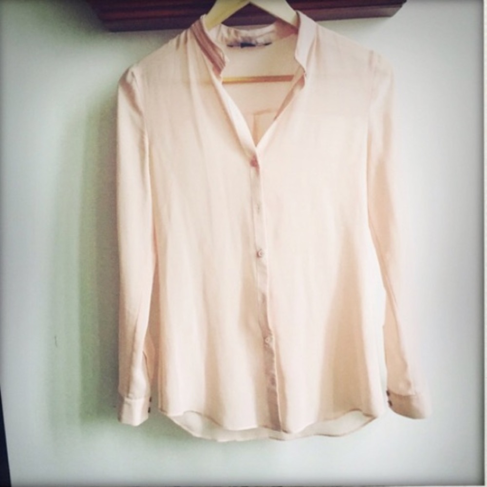 Armani Exchange Pale Pink Blouse